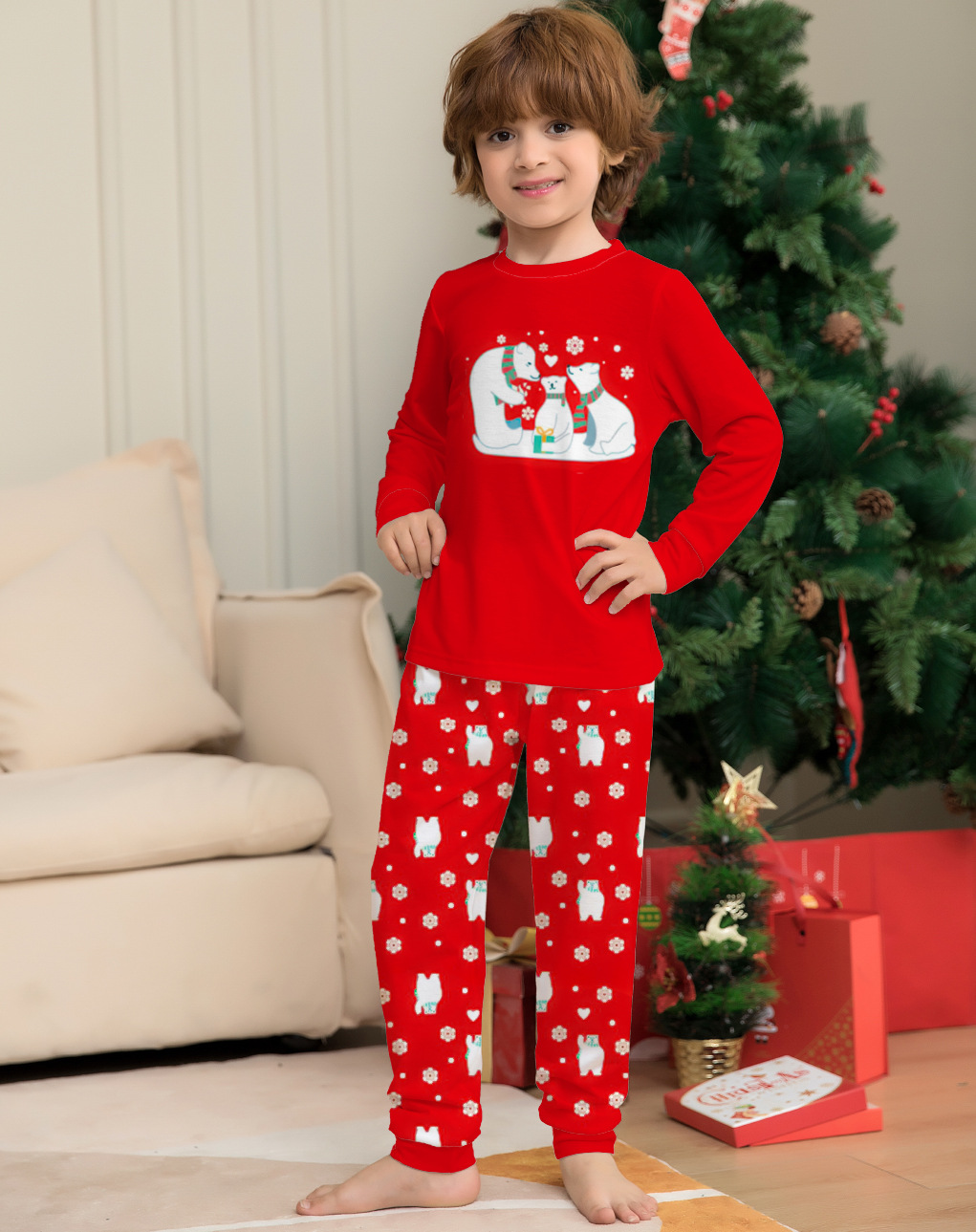 Matching family Christmas pyjamas